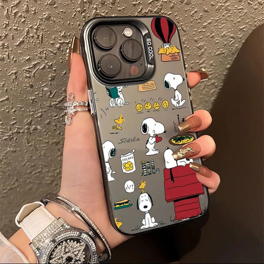 Snoopy Phone Case For iPhone 16 15 14 13 12 11 Pro Max XR XS MAX 7 8 Cover