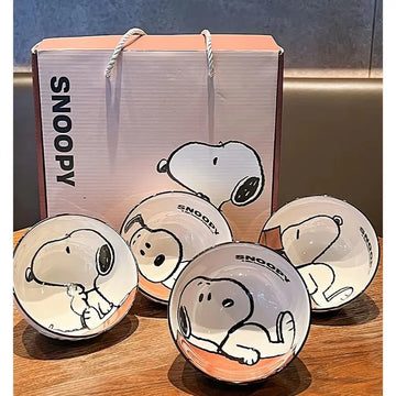 Snoopy  Tableware Ceramic Bowl Particularly Beautiful And High-Value   Set Bowl  Household Tableware