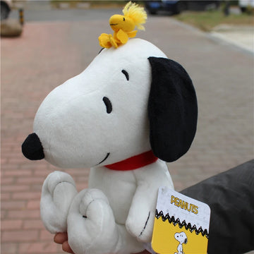 1piece 25CM Peanuts Snoopy with Woodstock bird Plush soft  dog toys