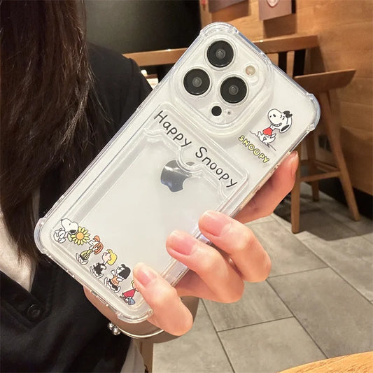 Snoopy takes photos Phone Case For iPhone16 15 14 7 8 Plus 13 11 12 Pro Max XS XR
